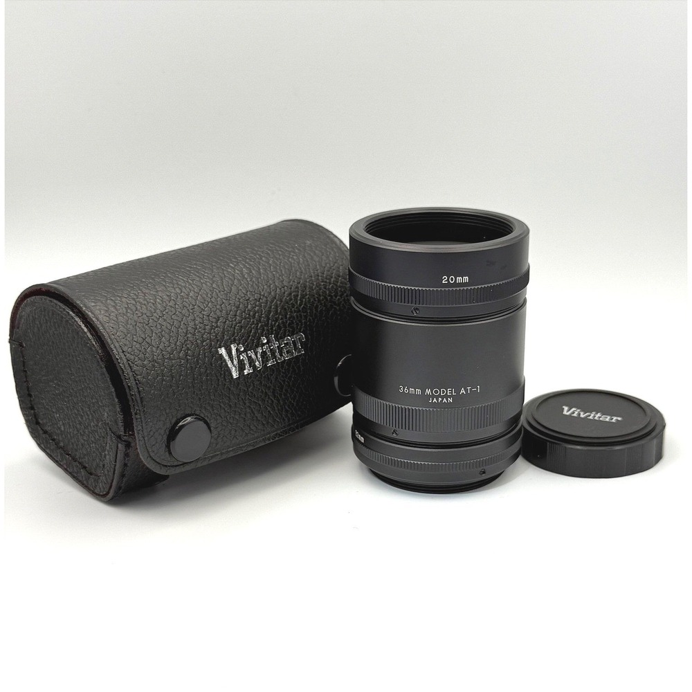 Vivitar Automatic Extension Tube Set Model AT-1 12mm 20mm 36mm with Case